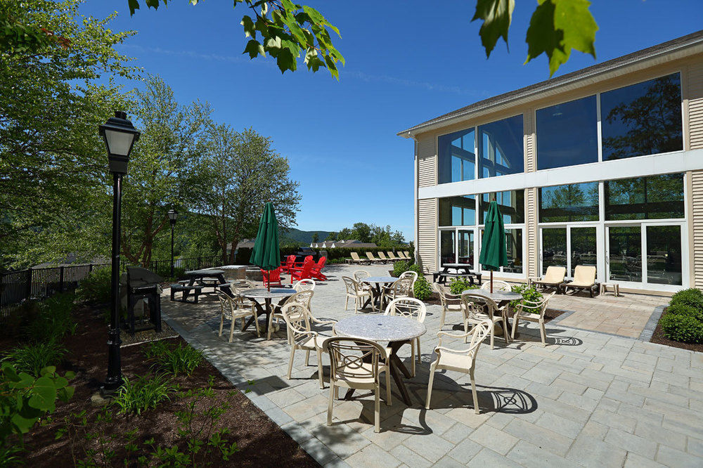 Vacation Village In The Berkshires Hancock Zewnętrze zdjęcie The patio at the Student Union Building